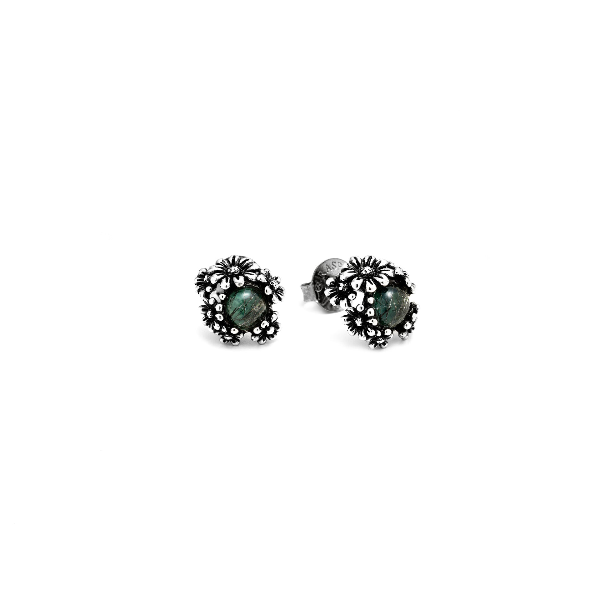 Giovanni Raspini Silver Daisies Garden Stud Earrings - Robert Anthony Jewellers, Edinburgh