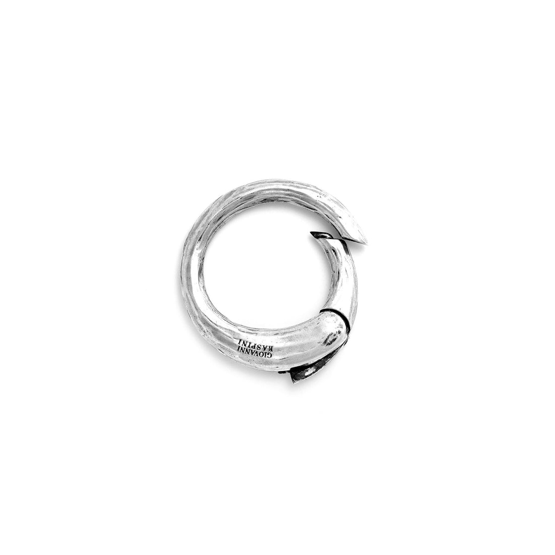 Giovanni Raspini Silver Hammered Key Ring - Robert Anthony Jewellers, Edinburgh