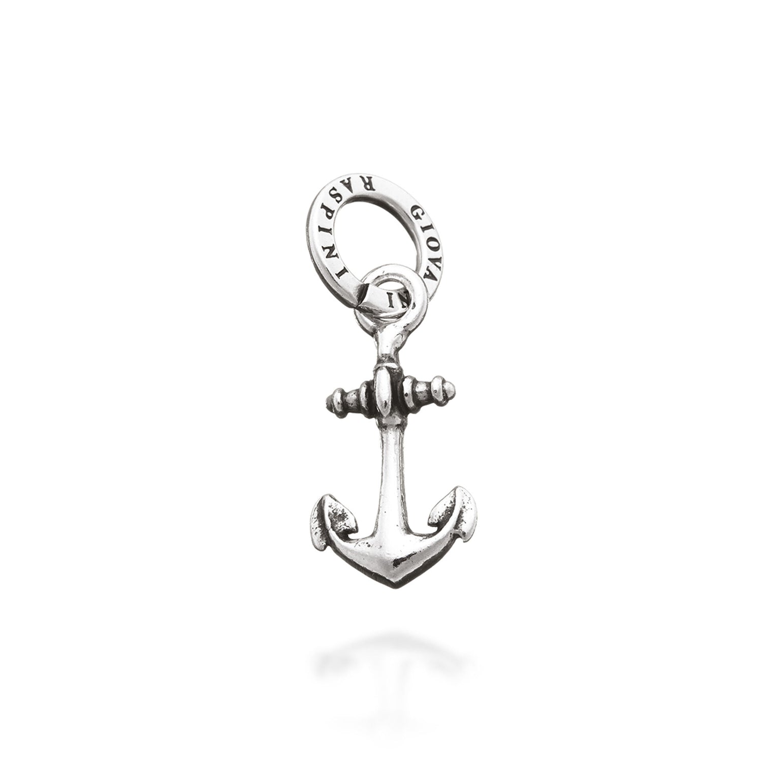 Giovanni Raspini Silver Anchor Charm - Robert Anthony Jewellers, Edinburgh