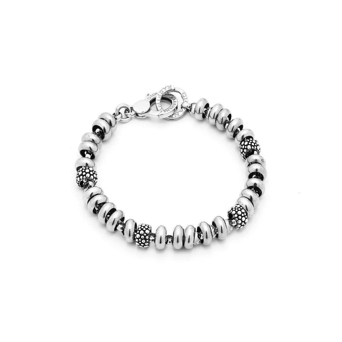 Giovanni Raspini Silver Perlage Bead Bracelet - Robert Anthony Jewellers, Edinburgh