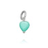 Giovanni Raspini Angelite Turquoise Heart Charm - Robert Anthony Jewellers, Edinburgh