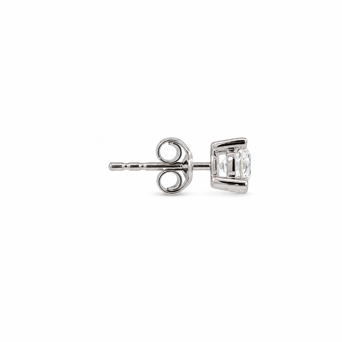 18ct White Gold Diamond Stud Earrings