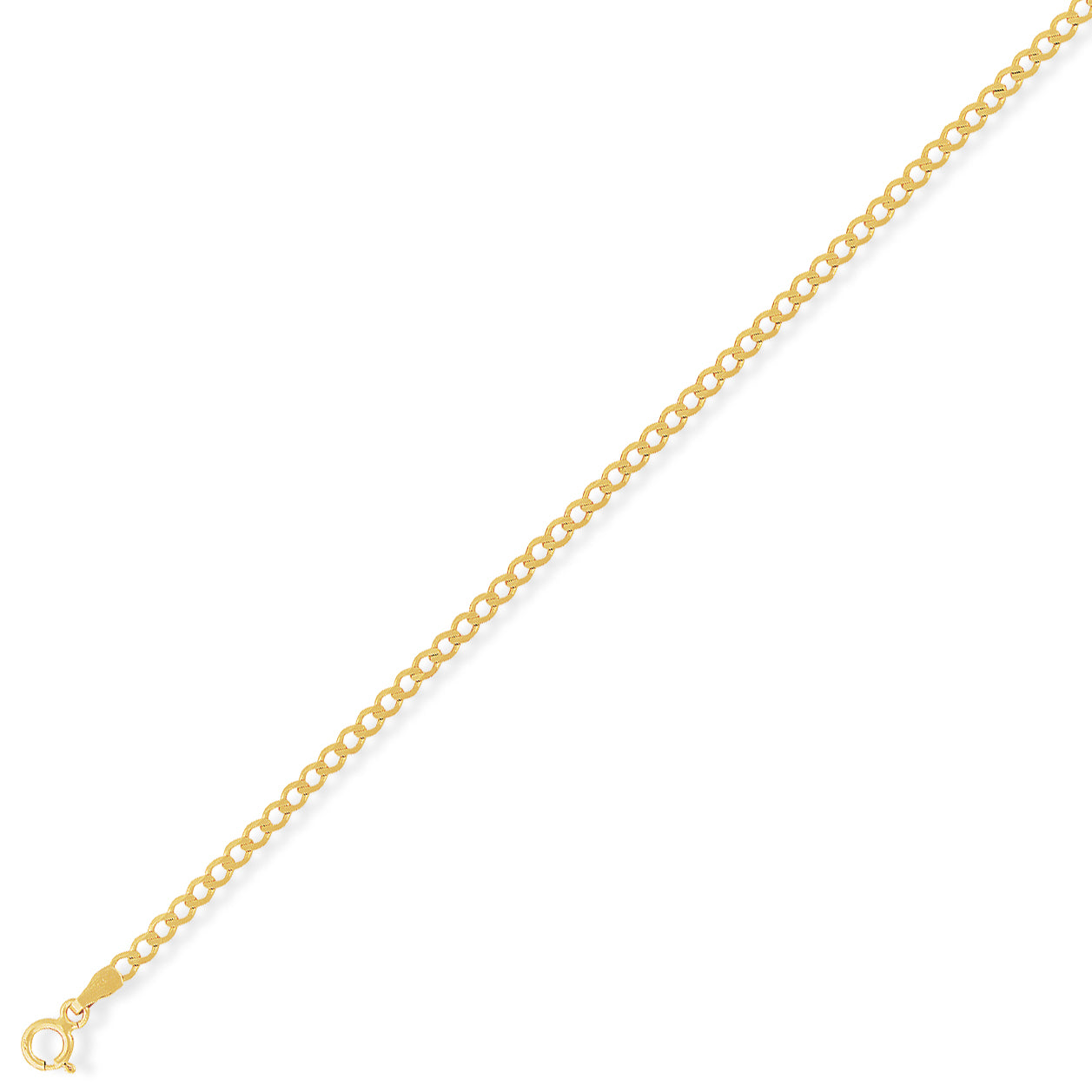 9ct. Yellow Gold High Performance Curb Chain - Robert Anthony Jewellers, Edinburgh