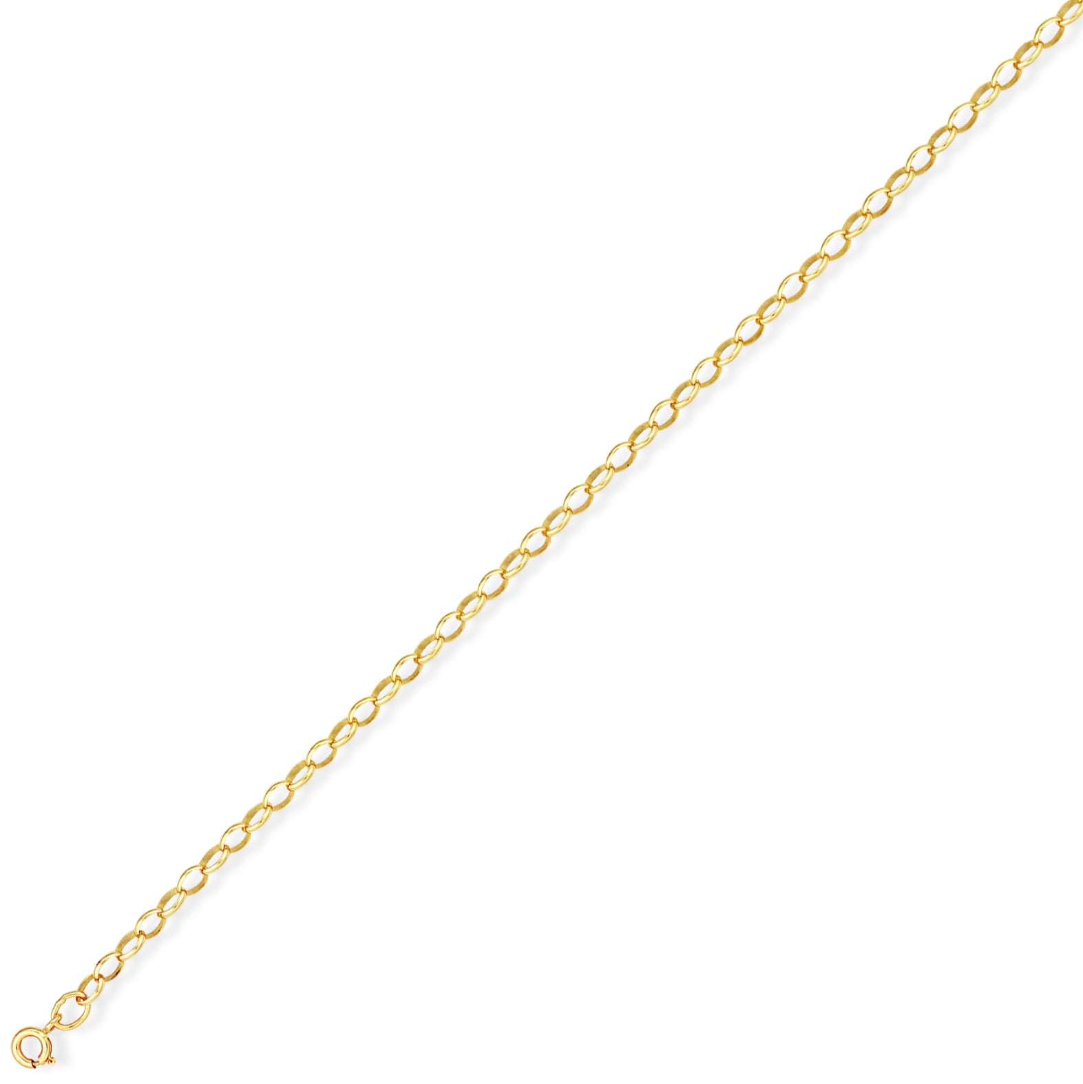 9CT Yellow Gold Belcher Heavy Oval Traditional - Robert Anthony Jewellers, Edinburgh