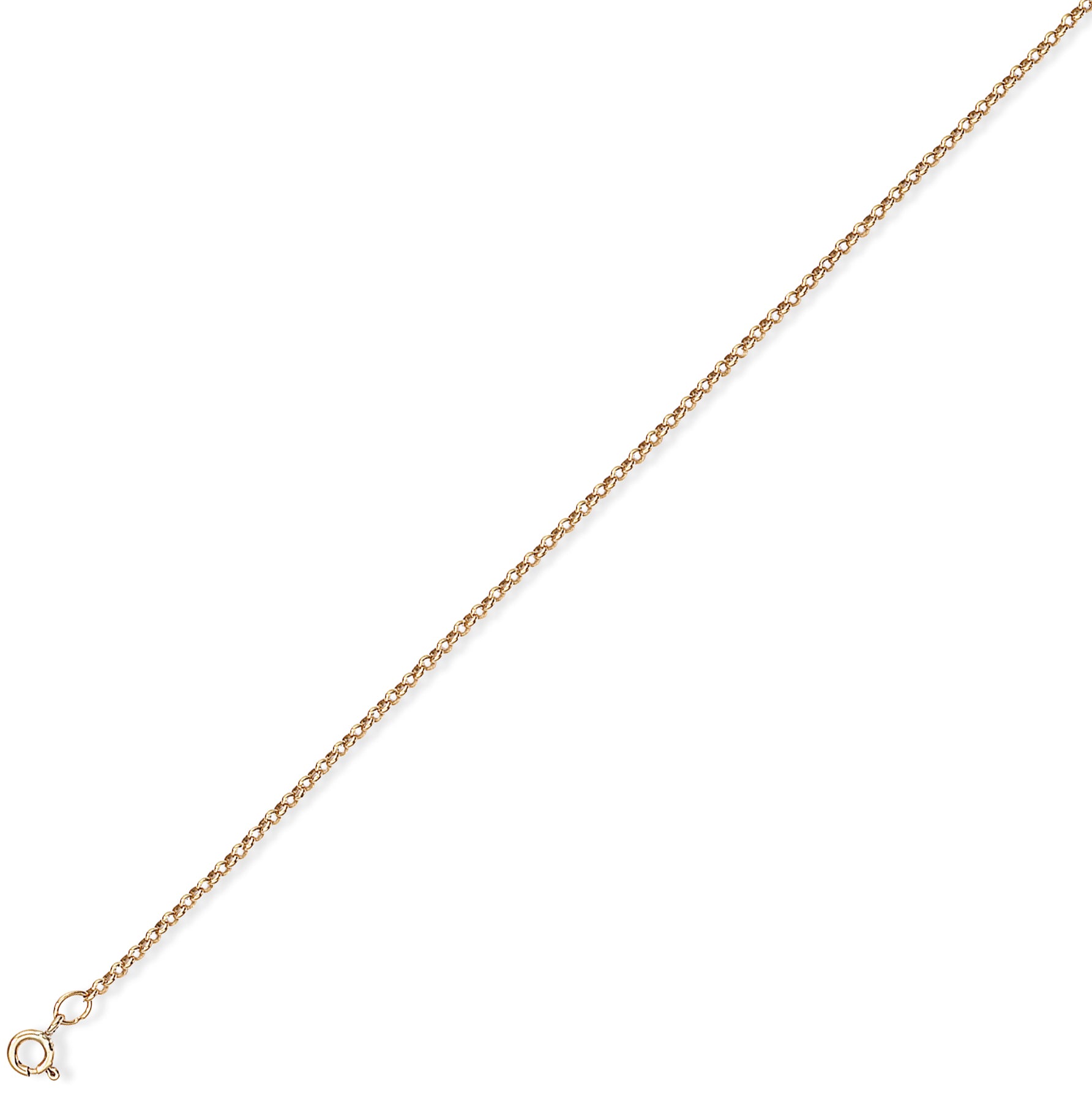 9CT Yellow Gold Round Belcher Traditional Chain - Robert Anthony Jewellers, Edinburgh