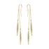 9ct. Yellow Gold Torpedo Drop Earrings - Robert Anthony Jewellers, Edinburgh