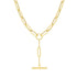 9ct. Yellow Gold T- Bar Necklace - Robert Anthony Jewellers, Edinburgh