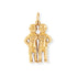 9ct. Yellow Gold Gemini Horoscope Star Sign Pendant - Robert Anthony Jewellers, Edinburgh