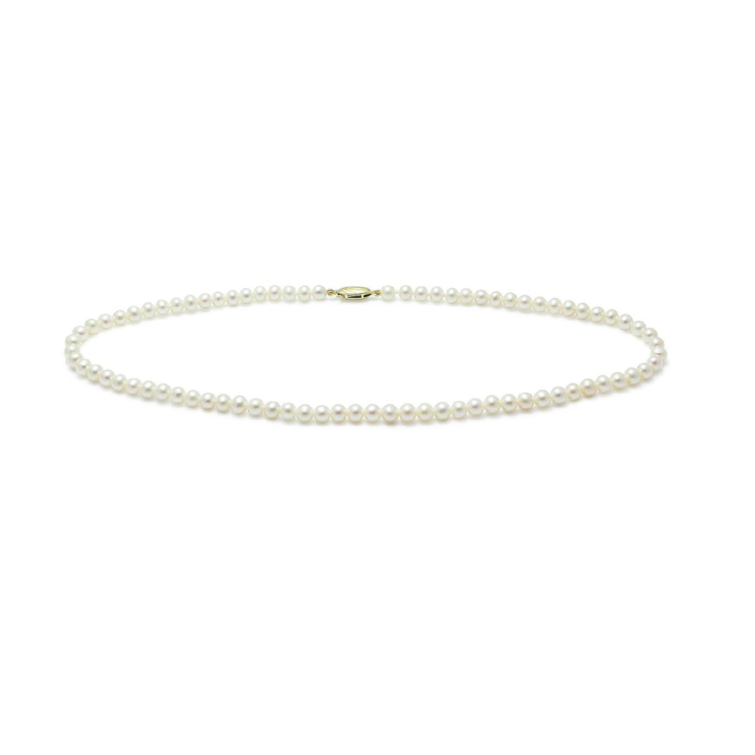 5mm Cultured River Pearl Necklace with Silver Clasp - Robert Anthony Jewellers, Edinburgh