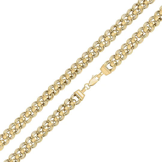 9CT Yellow Gold Handmade 8mm Oval Roller Bracelet - Robert Anthony Jewellers, Edinburgh