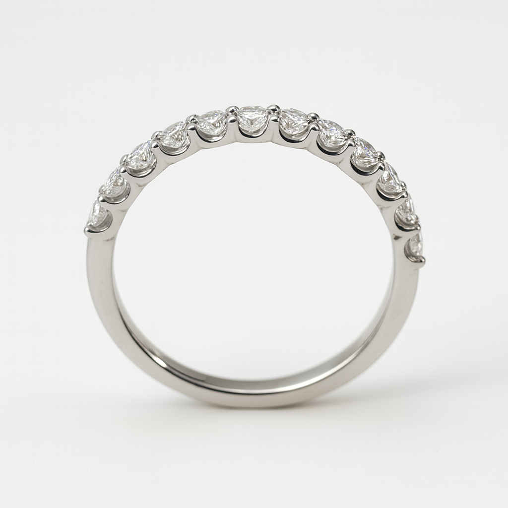 18ct White Gold Lab Diamond Eternity Ring