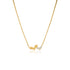 Gold and Diamond Heart Shaped Necklace - Robert Anthony Jewellers, Edinburgh