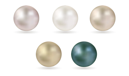 Pearl_range_of_colours - Robert Anthony Jewellers, Edinburgh