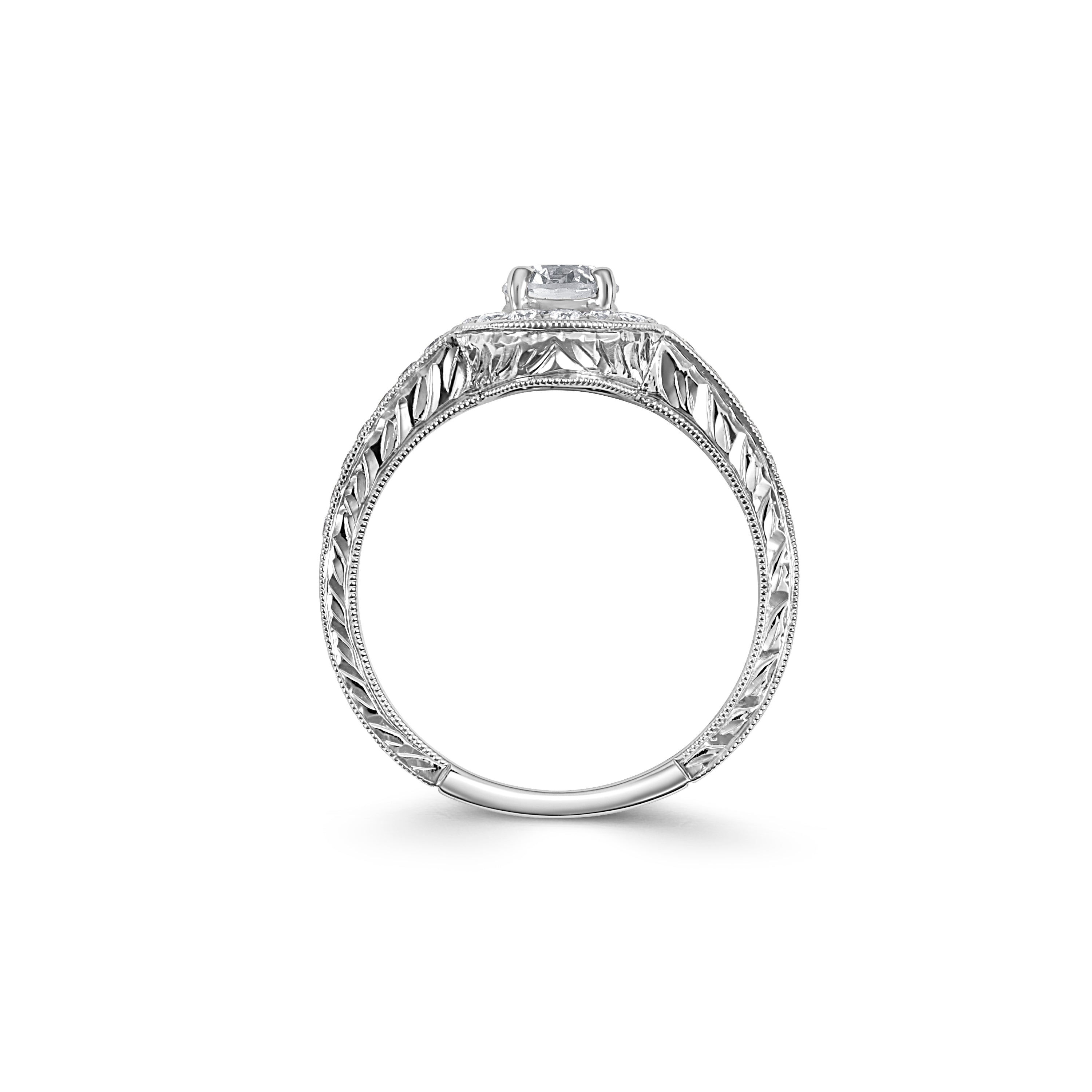 18ct White Gold Diamond Cluster Ring - Robert Anthony Jewellers, Edinburgh