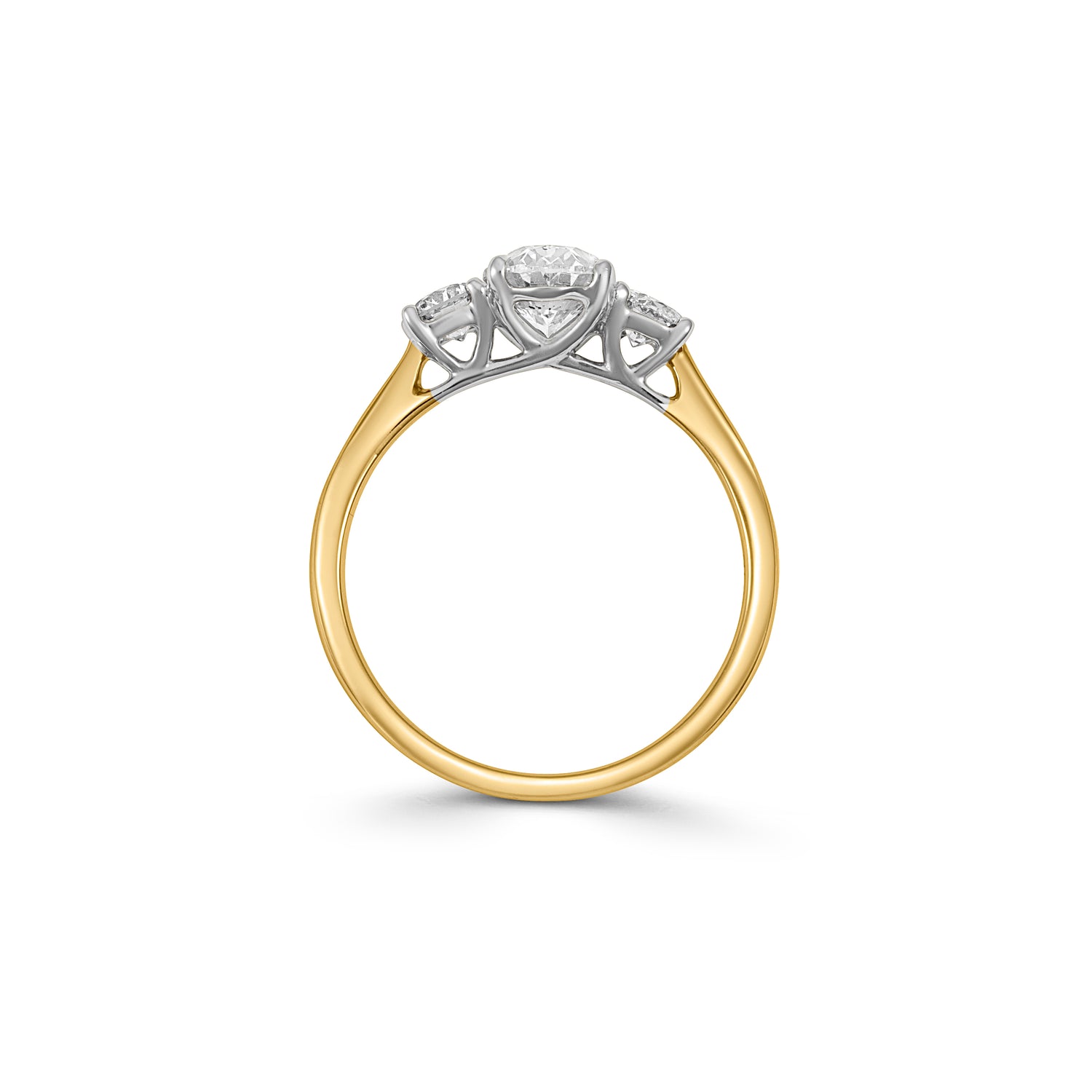 18ct Gold Three Stone Diamond Ring - Robert Anthony Jewellers, Edinburgh