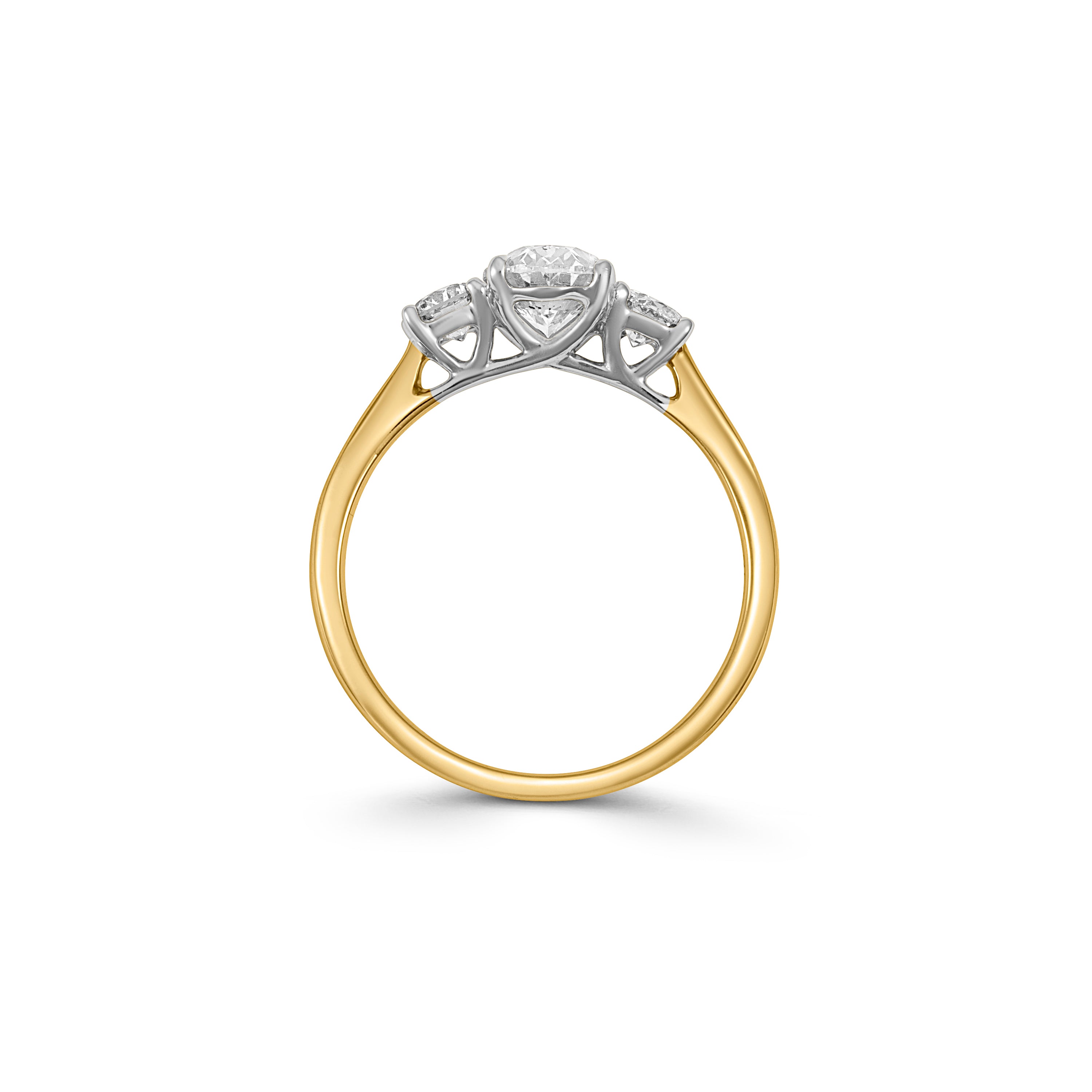 18ct Gold Three Stone Diamond Ring - Robert Anthony Jewellers, Edinburgh