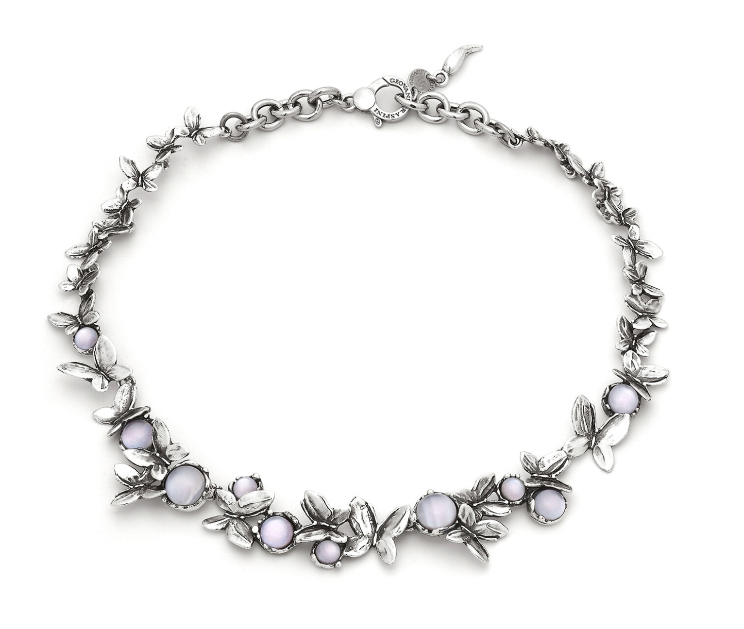 Pink Butterfly Necklace