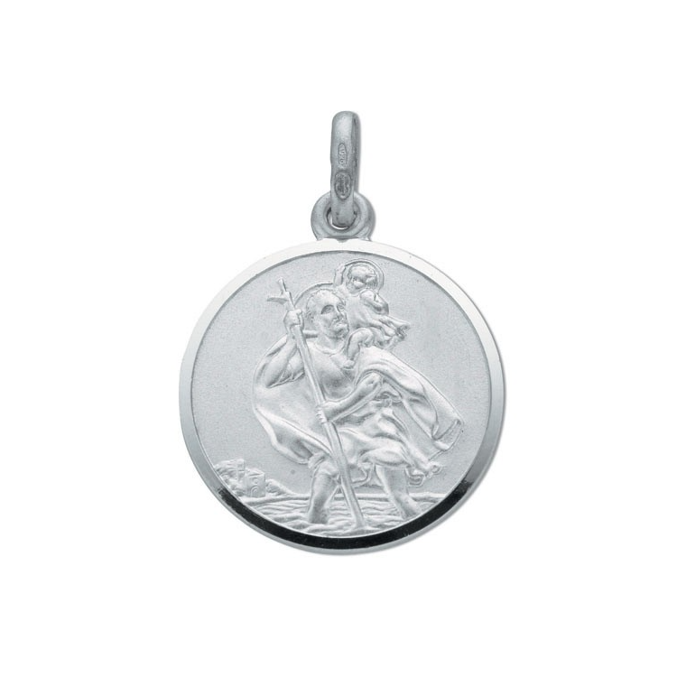 St anthony hot sale pendant silver