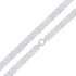 Silver Handmade 15mm Five Row Brick Chain or Bracelet - Robert Anthony Jewellers, Edinburgh