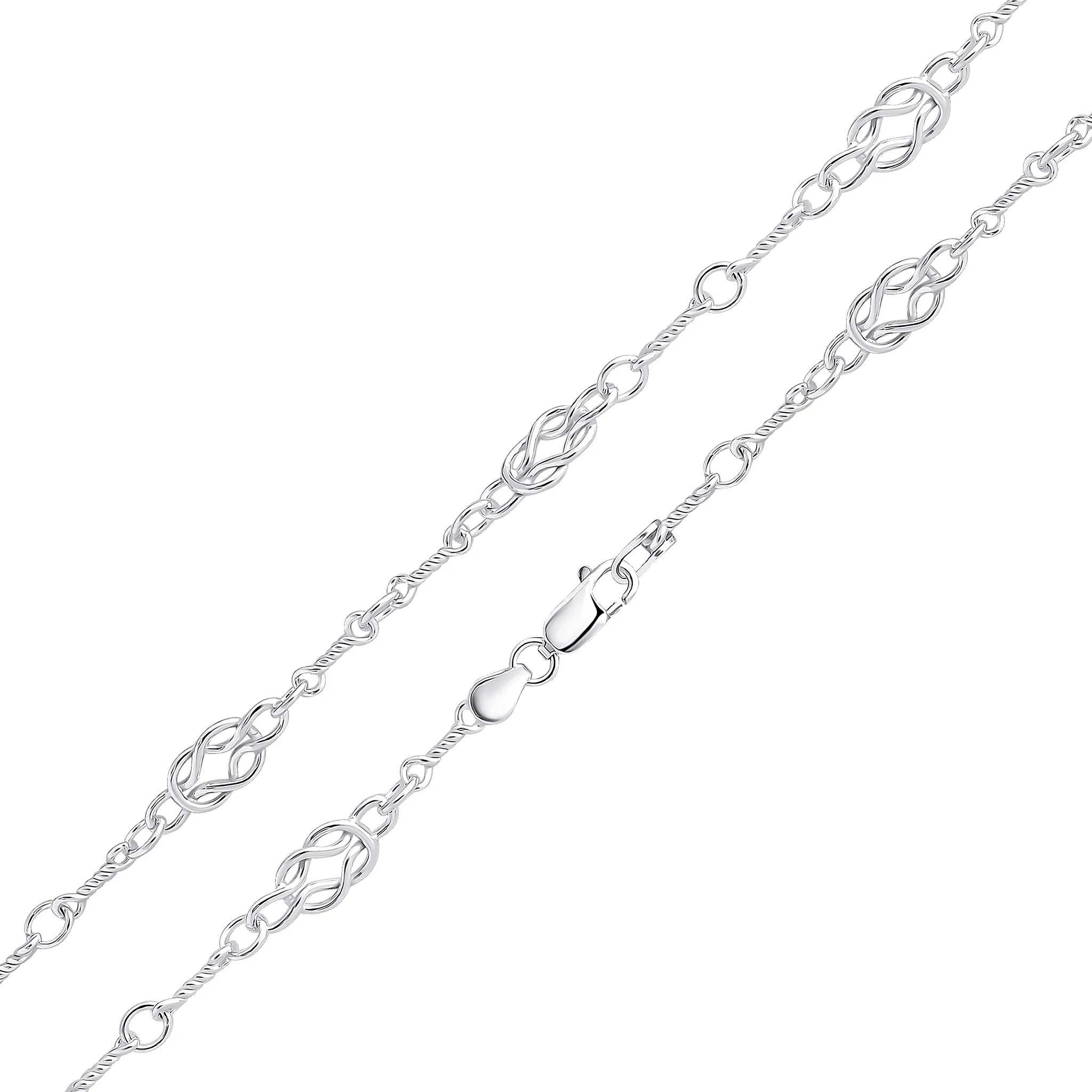 Silver Handmade 6.8mm Celtic Twist Chain — Bracelet or Necklace - Robert Anthony Jewellers, Edinburgh