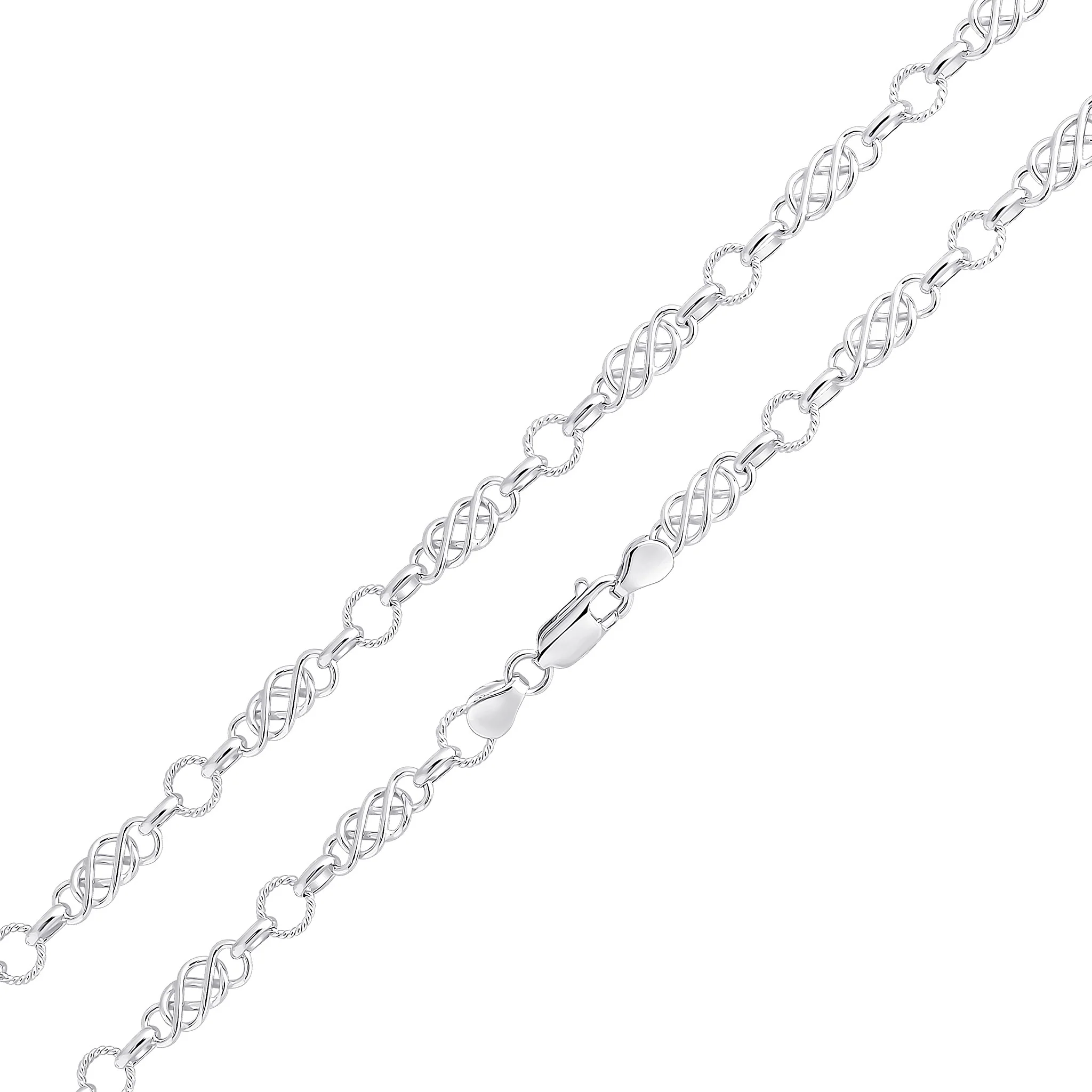 Silver Handmade 6mm Celtic Twist Chain — Bracelet or Necklace - Robert Anthony Jewellers, Edinburgh