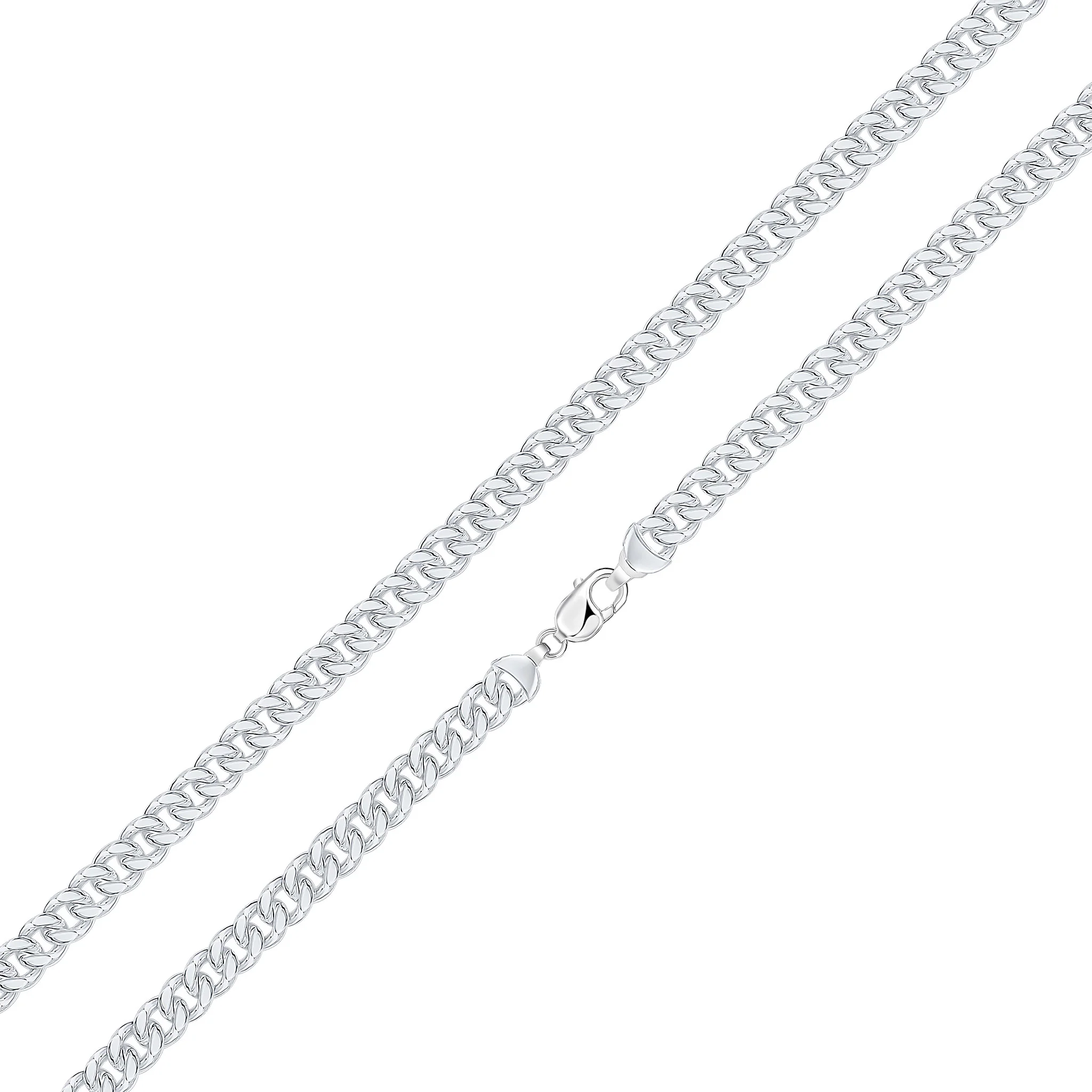 Silver Handmade 9mm Curb Chain or Bracelet - Robert Anthony Jewellers, Edinburgh