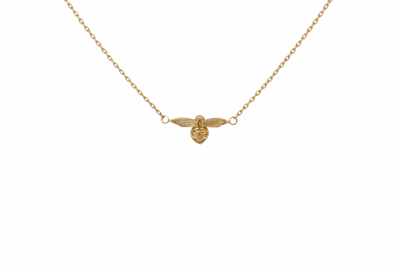 9ct Yellow Gold Bee Necklace
