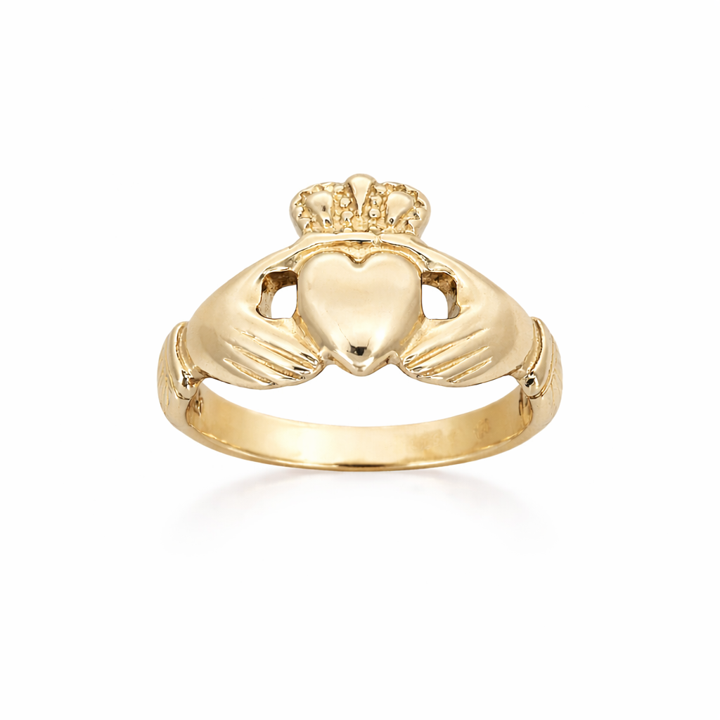 9ct Yellow Gold Claddagh Ring
