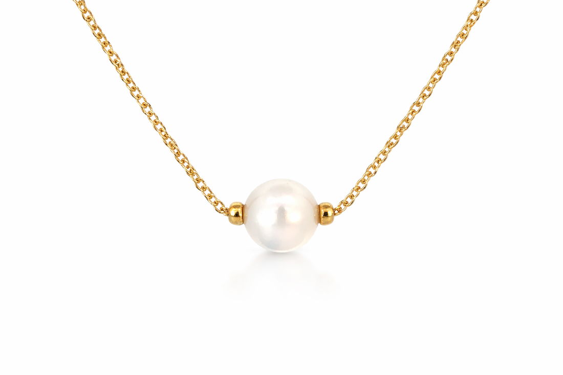 18ct Gold Pearl Necklace