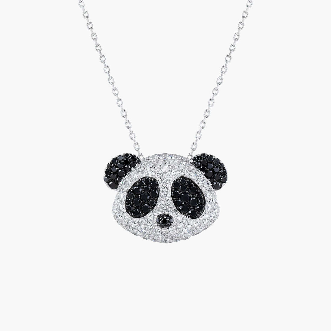 18CT White Gold and Diamond Panda Pendant Necklace - Robert Anthony Jewellers, Edinburgh