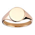 Oval Circular Gold Signet Ring - Extra Small - Robert Anthony Jewellers, Edinburgh