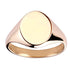 Oval Gold Signet Ring - Medium - Robert Anthony Jewellers, Edinburgh