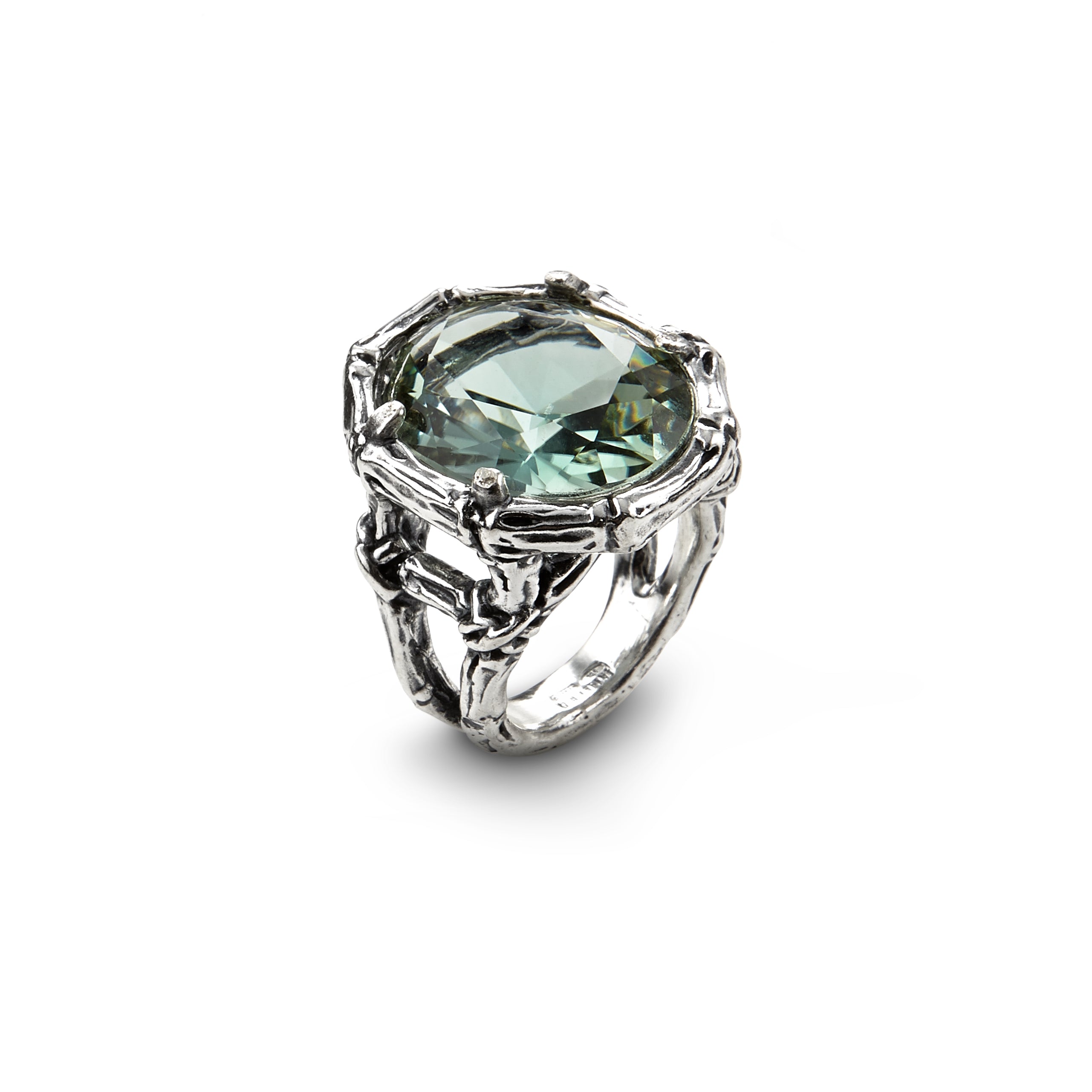 Giovanni Raspini Bamboo Quartz Ring - Robert Anthony Jewellers, Edinburgh