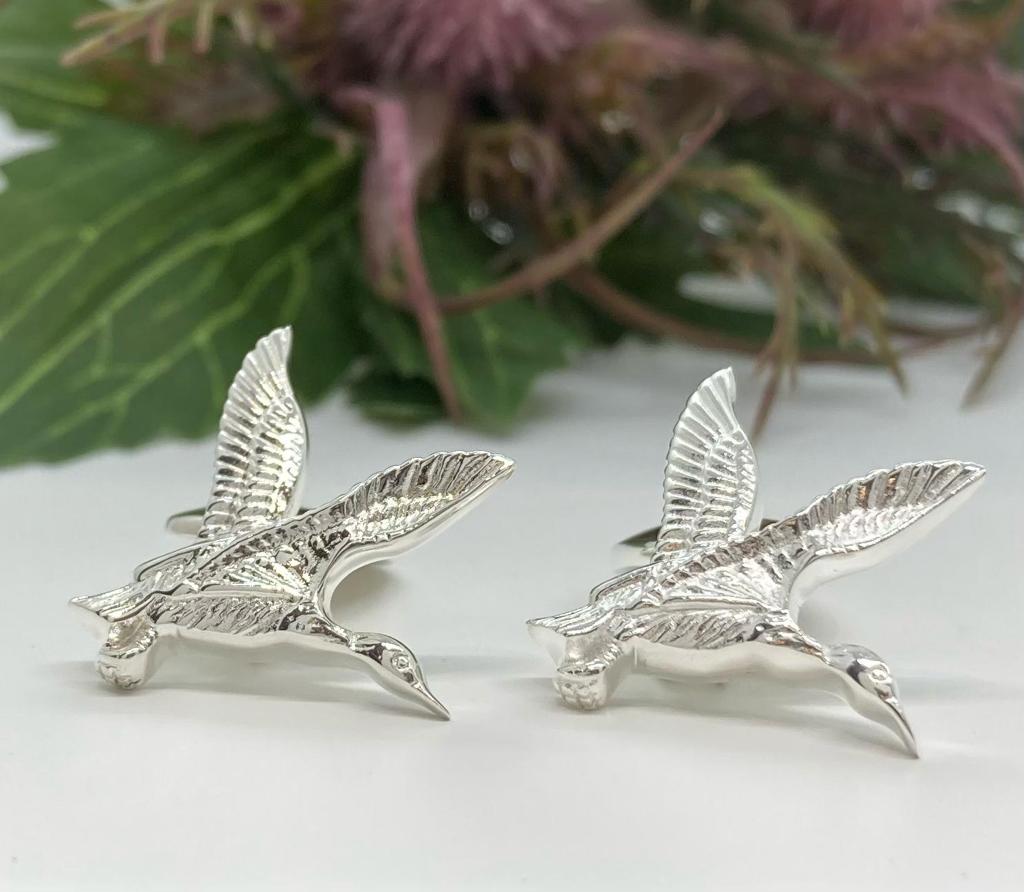 Silver Duck Cufflinks - Robert Anthony Jewellers, Edinburgh
