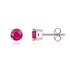 9CT Gold Round Ruby Claw Stud Earrings (5mm) - Robert Anthony Jewellers, Edinburgh
