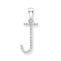9ct. White Gold Diamond Alphabet Letter Initial - Robert Anthony Jewellers, Edinburgh