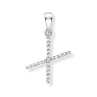9ct. White Gold Diamond Alphabet Letter Initial - Robert Anthony Jewellers, Edinburgh