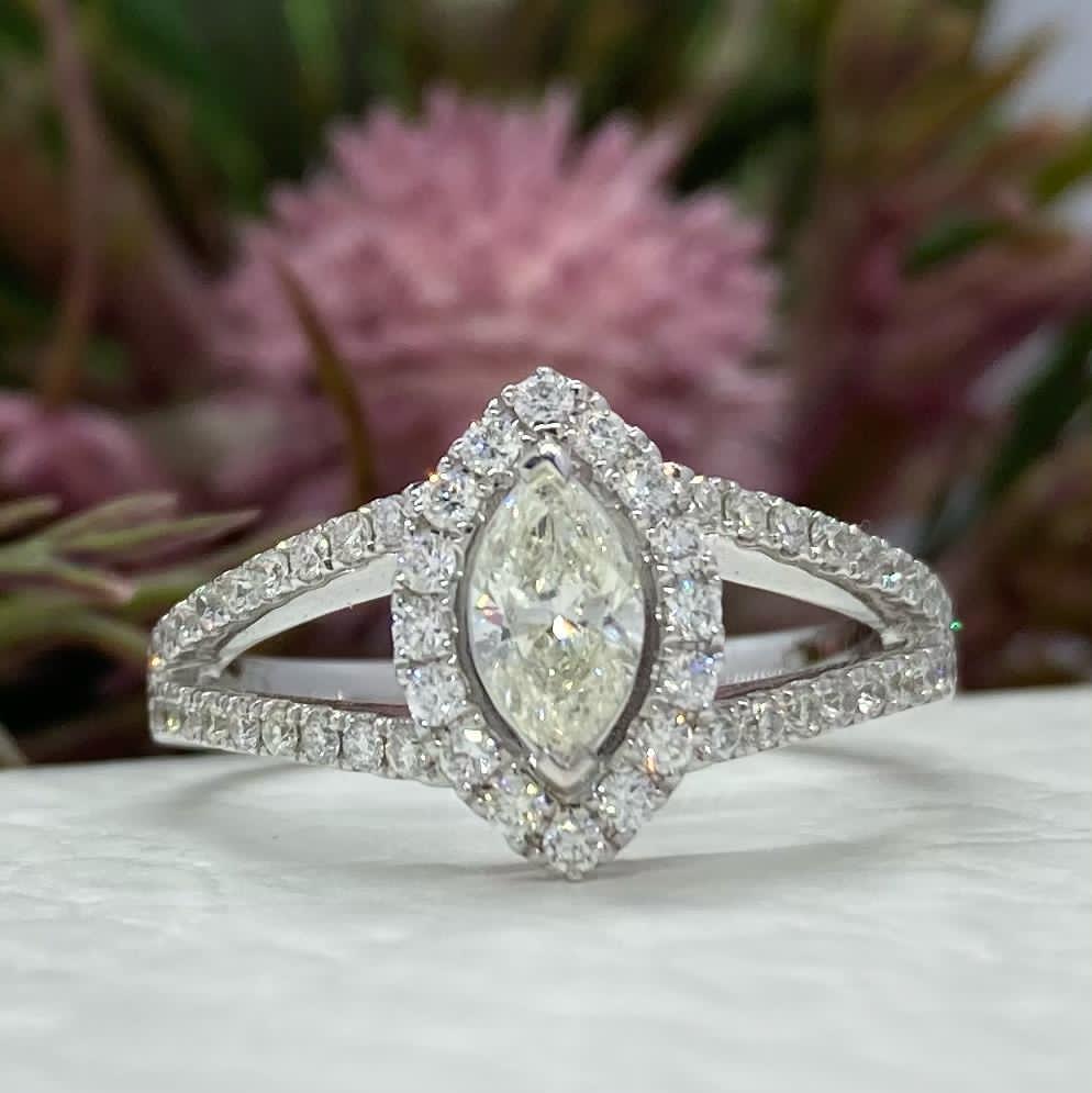 Art Deco Marquise Diamond Ring - Robert Anthony Jewellers, Edinburgh