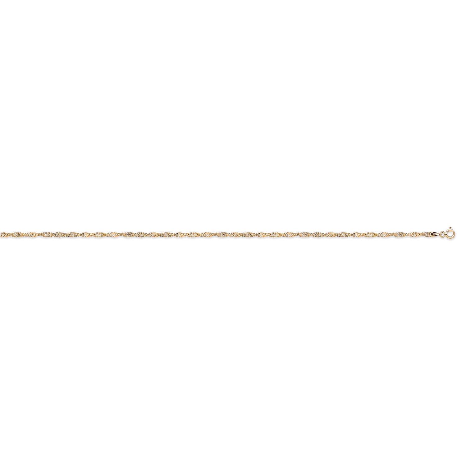 9ct Gold Singapore Chain - Robert Anthony Jewellers, Edinburgh