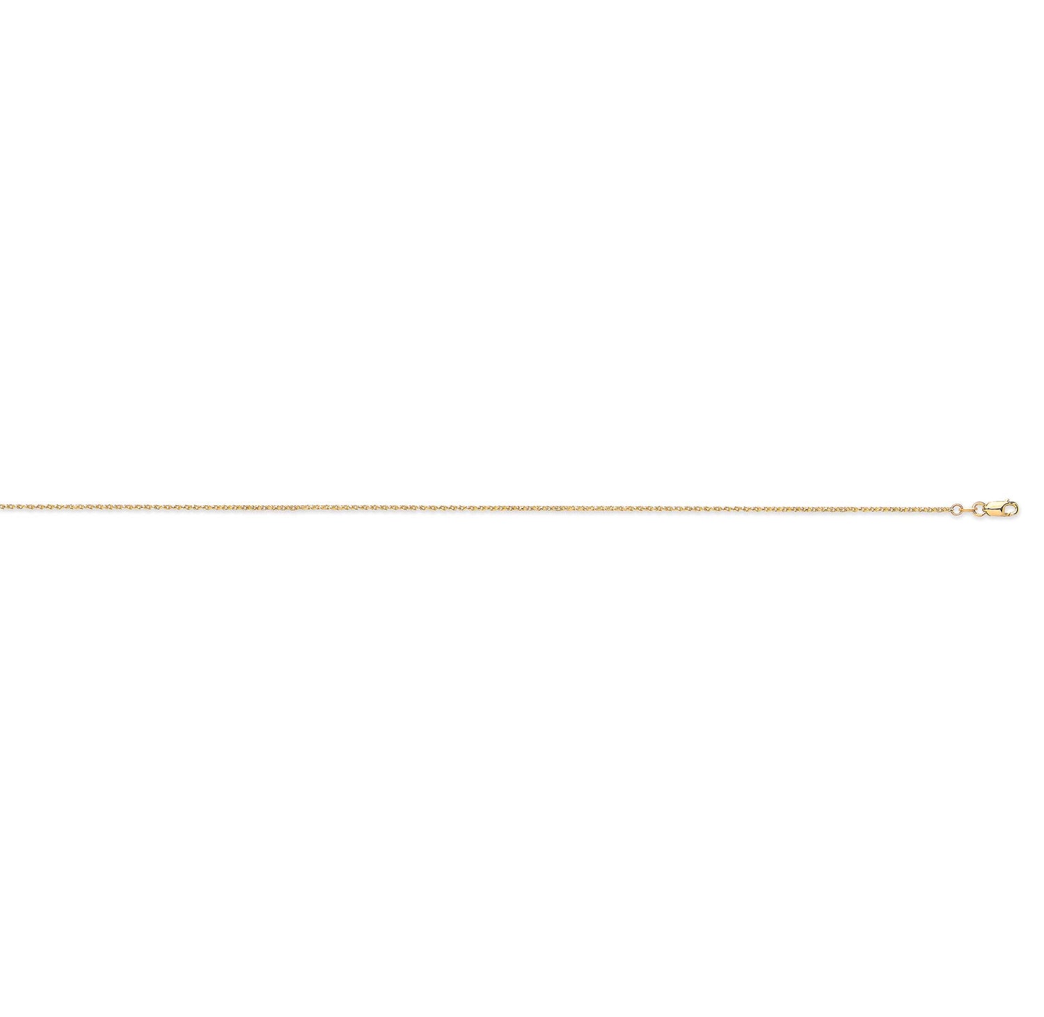 9ct Gold Classic Hollow Curb Chain - Robert Anthony Jewellers, Edinburgh