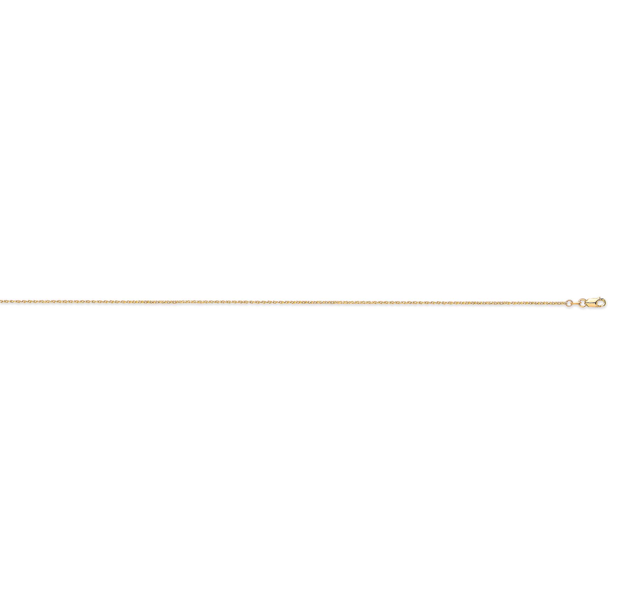 9ct Gold Classic Hollow Curb Chain - Robert Anthony Jewellers, Edinburgh