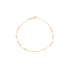 Trace Chain Station Bracelet with Freshwater Pearls in 9ct Yellow Gold - Robert Anthony Jewellers, Edinburgh