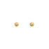 Small Textured Ball Stud Earrings in 9ct Yellow Gold - Robert Anthony Jewellers, Edinburgh