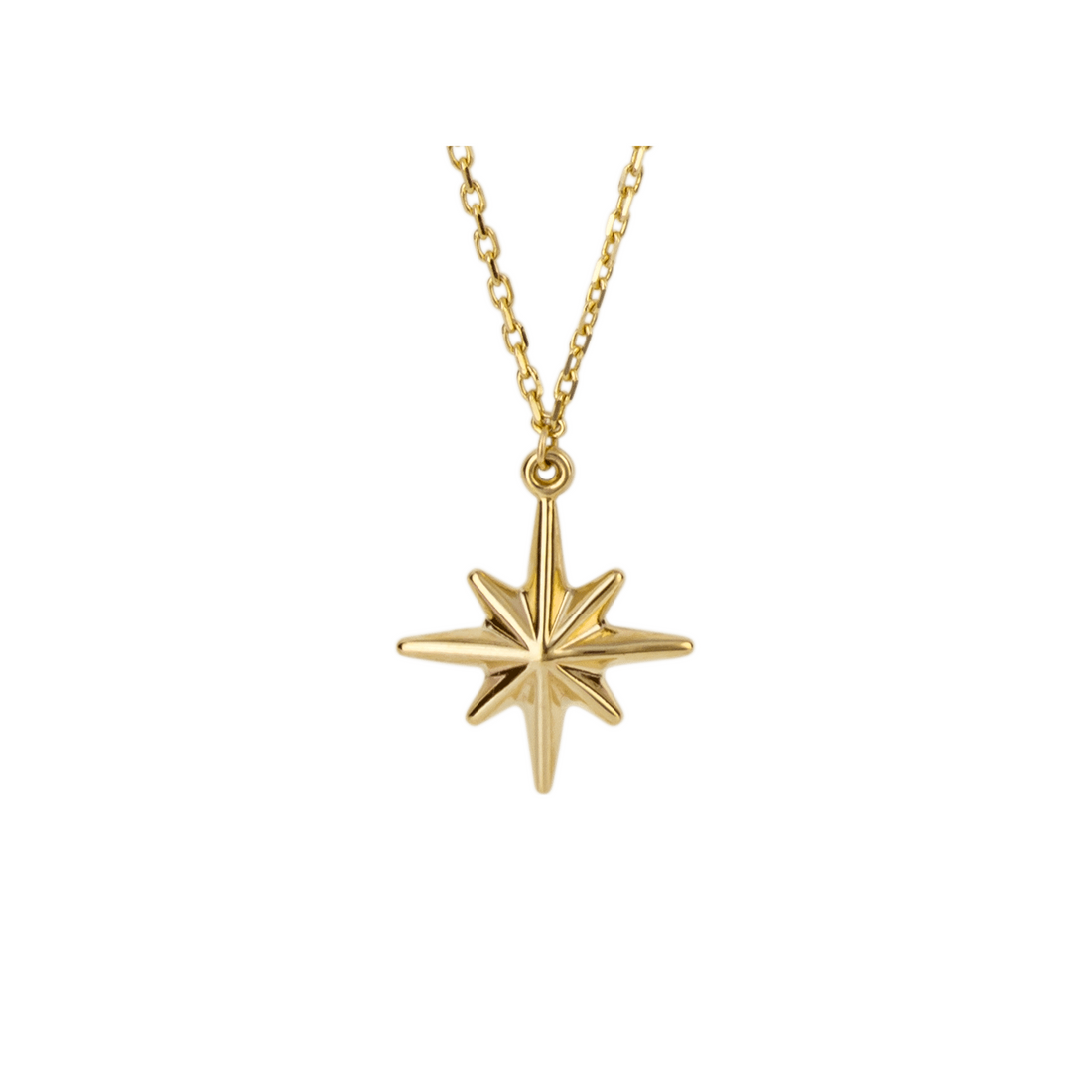 Starburst Necklace in 9ct Yellow Gold - Robert Anthony Jewellers, Edinburgh