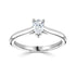 VERCELIA — Platinum Pear Cut Lab Grown Solitaire Diamond Ring 0.5ct - Robert Anthony Jewellers, Edinburgh