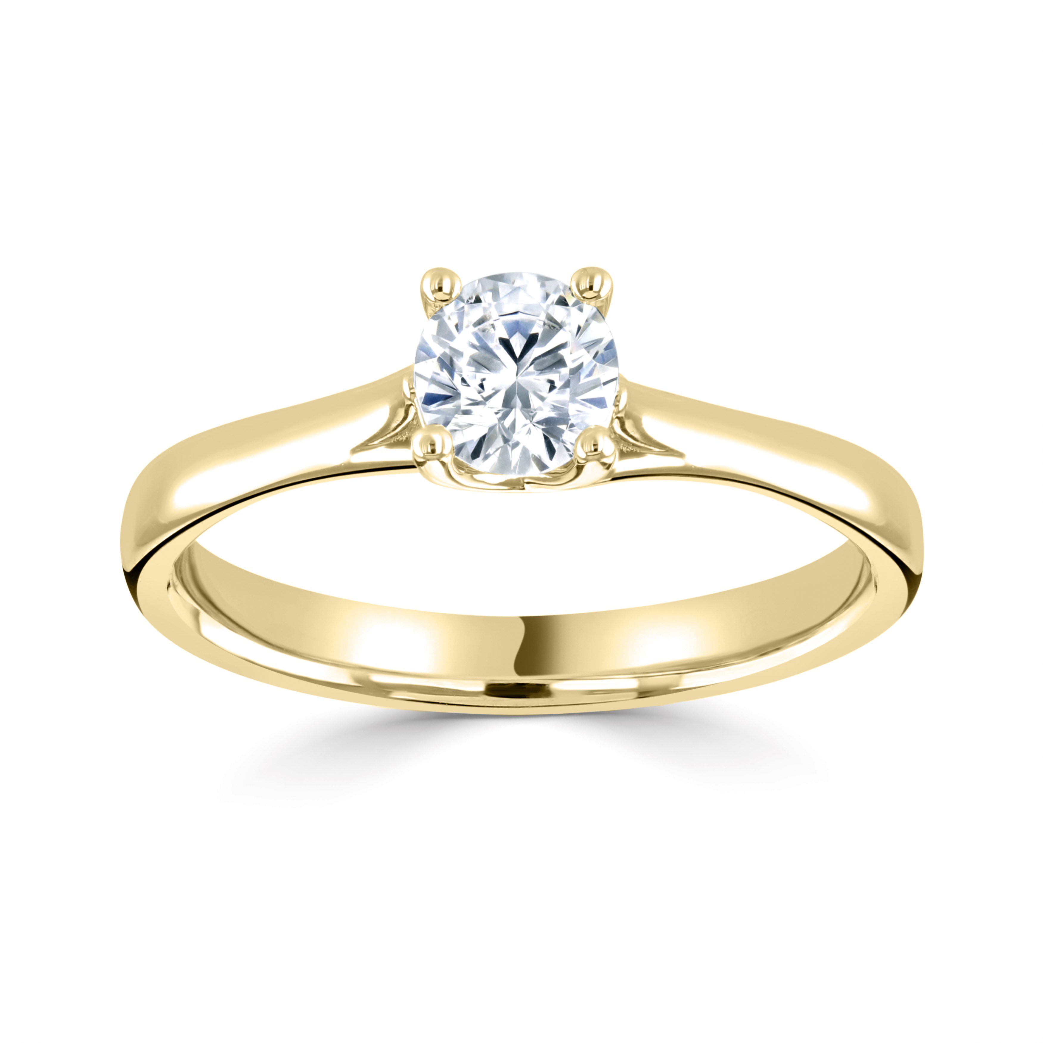 ALICIA — 18CT Yellow Gold with 0.8ct Lab Grown Diamond Ring 0.8ct - Robert Anthony Jewellers, Edinburgh
