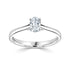 Platinum Lab Grown Oval Solitaire Diamond Ring 0.75ct - Robert Anthony Jewellers, Edinburgh