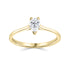 18CT Yellow Gold Pear Cut Lab Grown Diamond Solitaire Ring 1ct - Robert Anthony Jewellers, Edinburgh