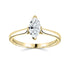 18CT Yellow Gold Marquise Lab Grown Diamond Solitaire Ring 1ct - Robert Anthony Jewellers, Edinburgh