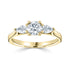 18CT Yellow Gold Diamond Three Stone Ring - Robert Anthony Jewellers, Edinburgh